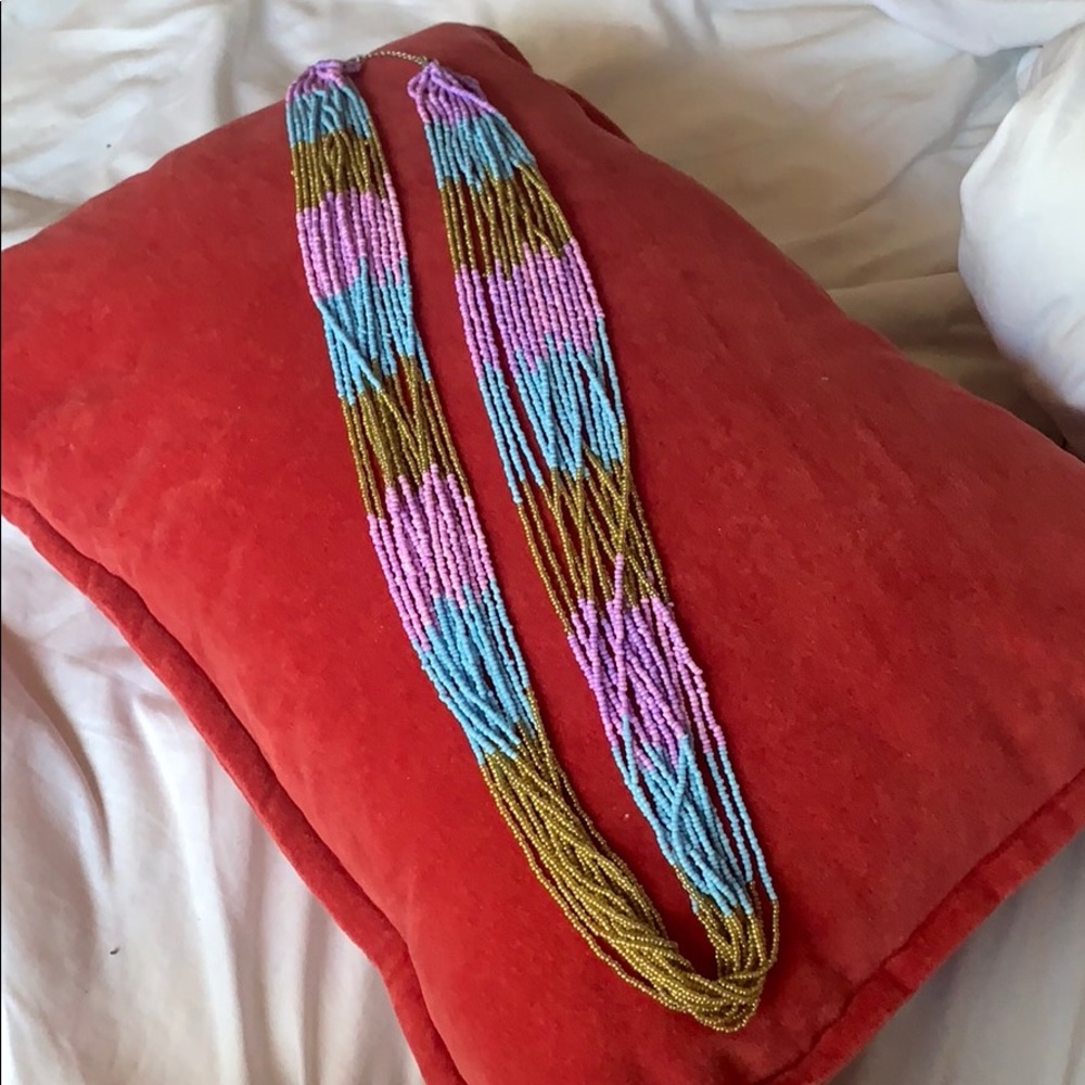 Long beaded necklace